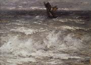 Hendrik Willem Mesdag In Danger France oil painting artist